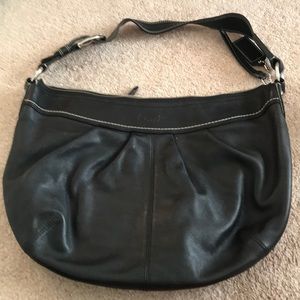Black coach purse